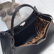 Fendi Large X-Lite Leather Black 8BN304 42x32x12cm - 6
