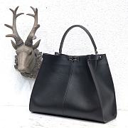 Fendi Large X-Lite Leather Black 8BN304 42x32x12cm - 4