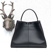 Fendi Large X-Lite Leather Black 8BN304 42x32x12cm - 2
