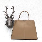 Fendi Large X-Lite Leather Beige 8BN304 42x32x12cm - 3