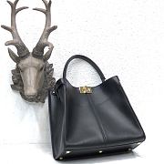 Fendi Medium X-Lite Leather Black/Red 8BN310 30x25x14cm - 2