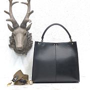 Fendi Medium X-Lite Leather Black 8BN310 30x25x14cm - 4