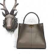 Fendi Medium X-Lite Leather Dark Gray 8BN310 30x25x14cm - 5