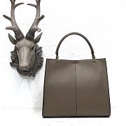 Fendi Medium X-Lite Leather Dark Gray 8BN310 30x25x14cm - 2