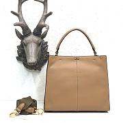 Fendi Medium X-Lite Leather Beige 8BN310 30x25x14cm - 4