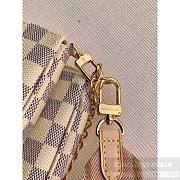 Louis Vuitton Multi Pochette Accessories Damier Canvas Pink Strap M44840 24x13cm - 2