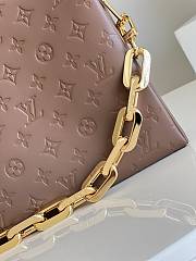Louis Vuitton Coussin MM Taupe M59279 24×34×12cm - 3