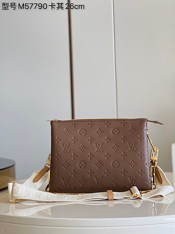 Louis Vuitton Coussin PM Taupe M59277 26x20x12cm