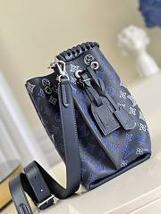 Louis Vuitton Muria Mahina Navy Blue M59554 25x25x20cm - 6