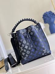 Louis Vuitton Muria Mahina Navy Blue M59554 25x25x20cm - 5