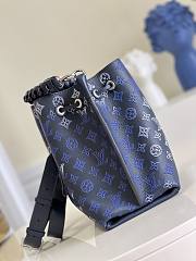 Louis Vuitton Muria Mahina Navy Blue M59554 25x25x20cm - 4