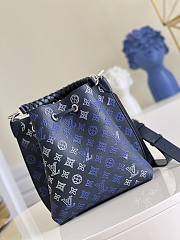 Louis Vuitton Muria Mahina Navy Blue M59554 25x25x20cm - 3