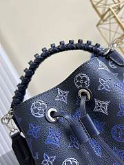 Louis Vuitton Muria Mahina Navy Blue M59554 25x25x20cm - 2