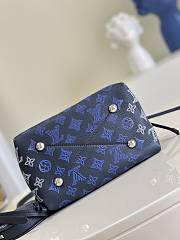 Louis Vuitton Bella Mahina Navy Blue M59552 19x22x14cm - 2