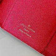 Louis Vuitton Victorine Wallet Damier Azur Fuchsia Pink N60478 12x9.5x1.5cm - 3