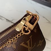 Louis Vuitton Mini Pochette Accessoires Monogram Canvas Red M80863 15.5cm - 2