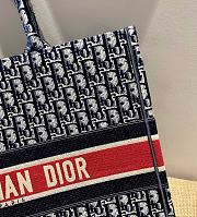 Dior Large Book Tote Black/Red Oblique M1286 41.5cm - 3