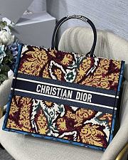 Dior Large Blue Maple Leaf Embroidery M1286 41.5x32cm - 1