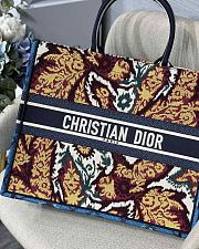 Dior Large Blue Maple Leaf Embroidery M1286 41.5x32cm - 6