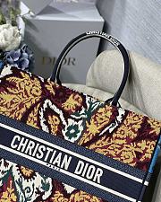 Dior Large Blue Maple Leaf Embroidery M1286 41.5x32cm - 5