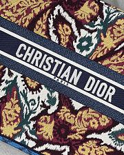 Dior Large Blue Maple Leaf Embroidery M1286 41.5x32cm - 4