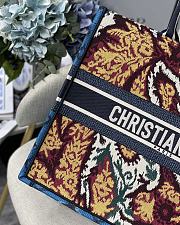 Dior Large Blue Maple Leaf Embroidery M1286 41.5x32cm - 2