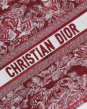 Dior Large Raspberry Toile de Jouy Reverse Embroidery M1286 41.5x38x18cm - 6