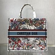 Dior Large Book Tote Latte Multicolor Dior Constellation Embroidery M1286 41.5x38x18cm - 1
