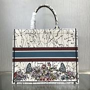 Dior Large Book Tote Latte Multicolor Dior Constellation Embroidery M1286 41.5x38x18cm - 3