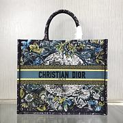 Dior Large Book Tote Blue Dior Constellation Embroidery M1286 41.5x38x18cm - 1