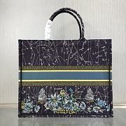 Dior Large Book Tote Blue Dior Constellation Embroidery M1286 41.5x38x18cm - 5