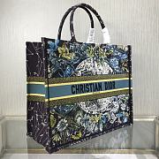 Dior Large Book Tote Blue Dior Constellation Embroidery M1286 41.5x38x18cm - 4