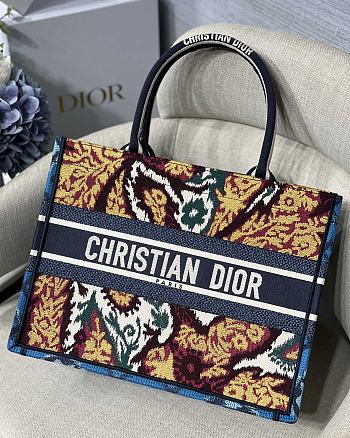 Dior Small Blue Maple Leaf Embroidery M1296 36.5x28cm