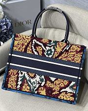 Dior Small Blue Maple Leaf Embroidery M1296 36.5x28cm - 3