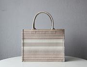 Dior Small Multicolor Stripes Embroidery M1296 36.5x28x16cm - 4