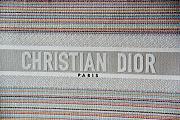 Dior Small Multicolor Stripes Embroidery M1296 36.5x28x16cm - 2