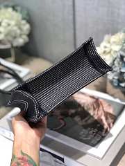 Dior Vertical Book Tote Embroidery 02 20x26x10cm - 6