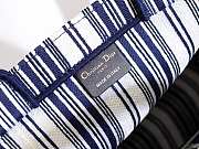 Dior Book Tote Blue Check'n'Dior Embroidery 41cm - 6