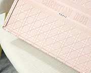 Dior Book Tote Light Pink Cannage Embroidery 41cm - 6