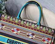 Dior Book Tote Design Embroidery 41cm - 4