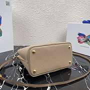 Prada Saffiano Leather Tote Beige 1BN012 24×20×12.4cm - 4