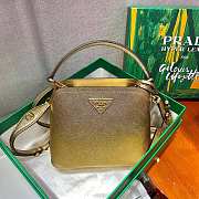 Prada Matinée Micro Saffiano Leather Bag 1BA286 21x16.5x9.5cm - 3