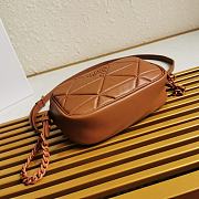 Prada Spectrum Shoulder Bag Brown 1BH141 13.5x21x8cm - 3