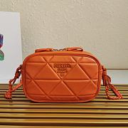 Prada Spectrum Shoulder Bag Orange 1BH141 13.5x21x8cm - 1