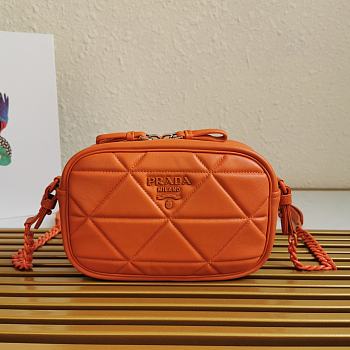 Prada Spectrum Shoulder Bag Orange 1BH141 13.5x21x8cm