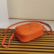 Prada Spectrum Shoulder Bag Orange 1BH141 13.5x21x8cm - 4