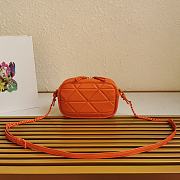 Prada Spectrum Shoulder Bag Orange 1BH141 13.5x21x8cm - 5