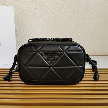 Prada Spectrum Shoulder Bag Black 1BH141 13.5x21x8cm