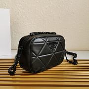 Prada Spectrum Shoulder Bag Black 1BH141 13.5x21x8cm - 6
