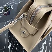 Prada Saffiano Leather Prada Kristen Handbag Beige 1BA297 26x20x13.5cm - 2